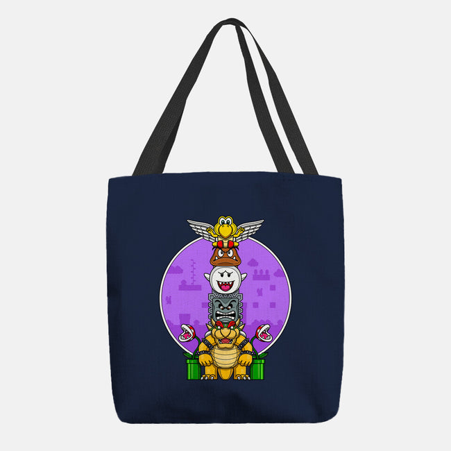 Team Bowser-None-Basic Tote-Bag-drbutler