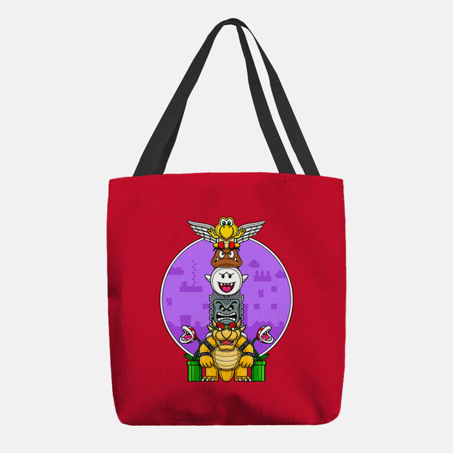 Team Bowser-None-Basic Tote-Bag-drbutler