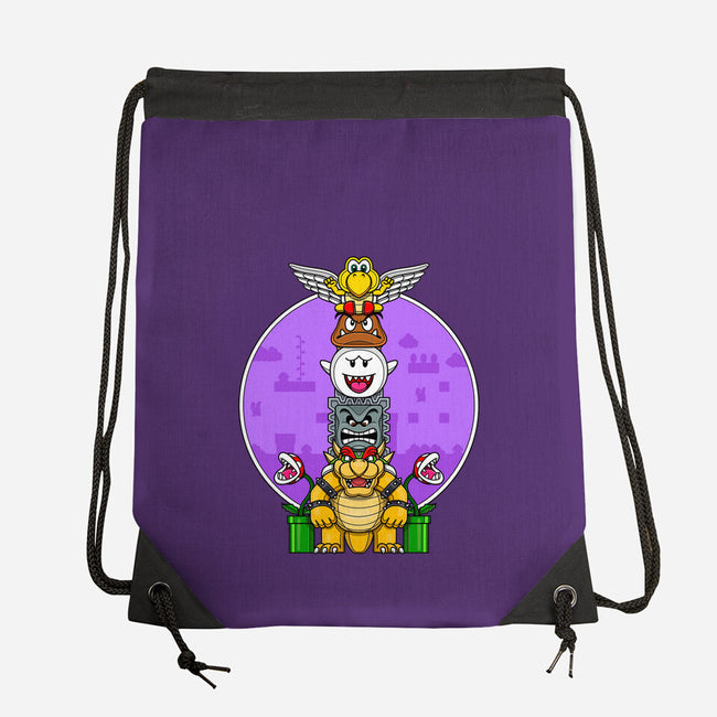 Team Bowser-None-Drawstring-Bag-drbutler
