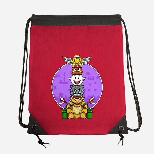Team Bowser-None-Drawstring-Bag-drbutler