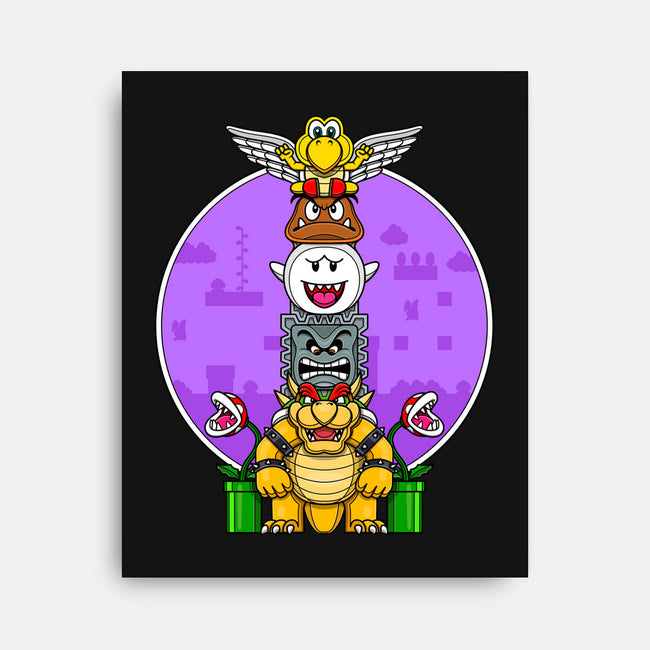 Team Bowser-None-Stretched-Canvas-drbutler