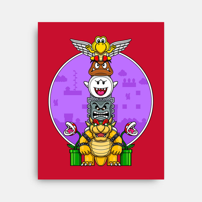 Team Bowser-None-Stretched-Canvas-drbutler