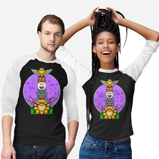 Team Bowser-Unisex-Baseball-Tee-drbutler
