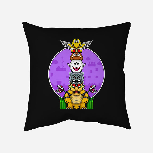 Team Bowser-None-Removable Cover w Insert-Throw Pillow-drbutler