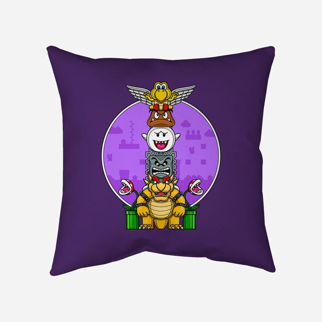 Team Bowser-None-Removable Cover w Insert-Throw Pillow-drbutler