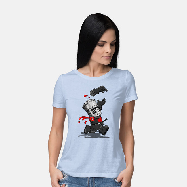 Tis But A Video Game-Womens-Basic-Tee-drbutler