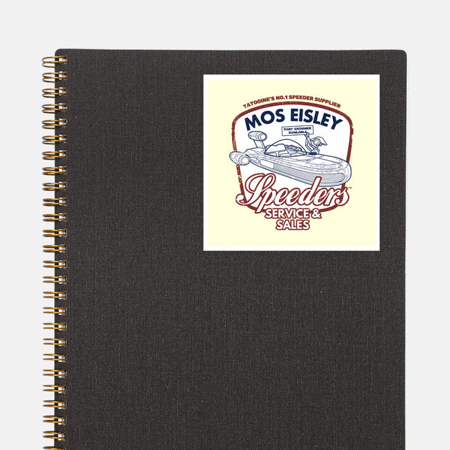 Mos Eisley Speeders-None-Glossy-Sticker-drbutler