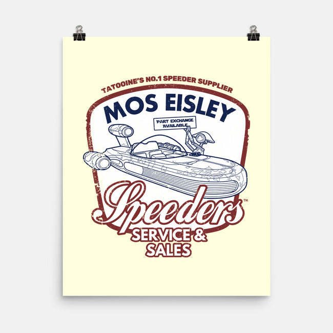 Mos Eisley Speeders-None-Matte-Poster-drbutler