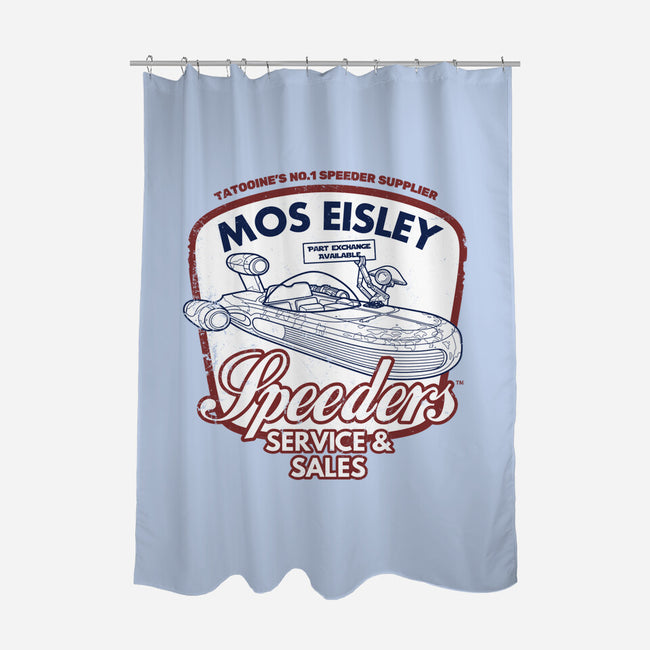 Mos Eisley Speeders-None-Polyester-Shower Curtain-drbutler
