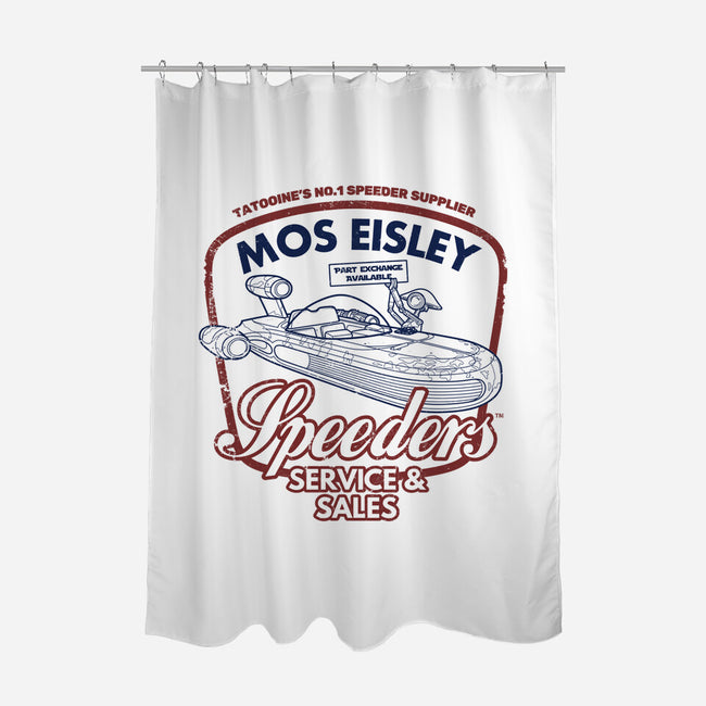 Mos Eisley Speeders-None-Polyester-Shower Curtain-drbutler