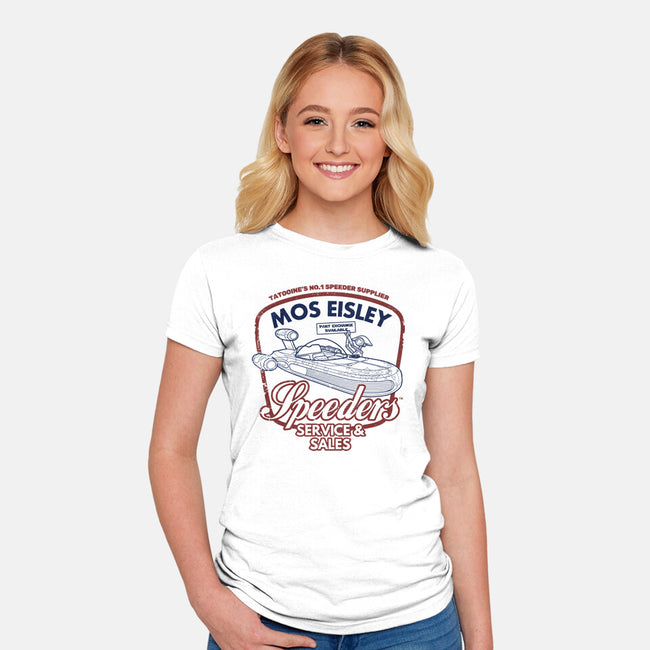 Mos Eisley Speeders-Womens-Fitted-Tee-drbutler