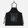 Trojan Rabbit Blueprints-Unisex-Kitchen-Apron-drbutler