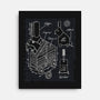 Trojan Rabbit Blueprints-None-Stretched-Canvas-drbutler