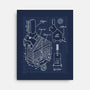 Trojan Rabbit Blueprints-None-Stretched-Canvas-drbutler
