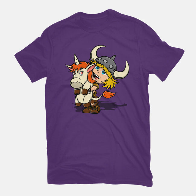 Unicorns And Dungeons-Womens-Fitted-Tee-drbutler