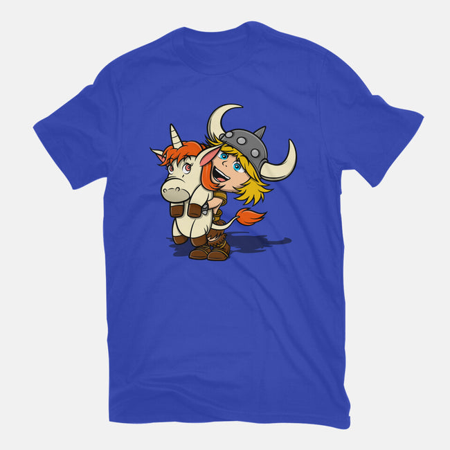 Unicorns And Dungeons-Womens-Fitted-Tee-drbutler