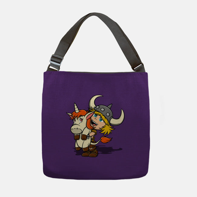 Unicorns And Dungeons-None-Adjustable Tote-Bag-drbutler