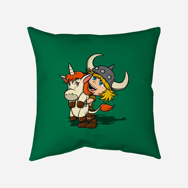 Unicorns And Dungeons-None-Removable Cover w Insert-Throw Pillow-drbutler