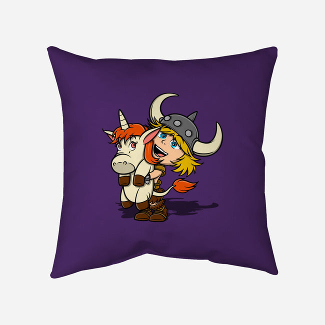 Unicorns And Dungeons-None-Removable Cover w Insert-Throw Pillow-drbutler