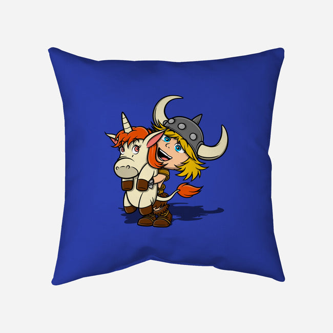 Unicorns And Dungeons-None-Removable Cover w Insert-Throw Pillow-drbutler
