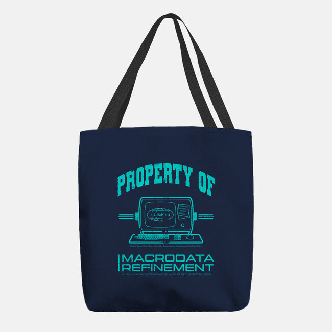 Property Of MDR-None-Basic Tote-Bag-drbutler