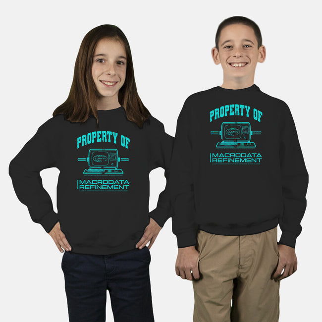 Property Of MDR-Youth-Crew Neck-Sweatshirt-drbutler
