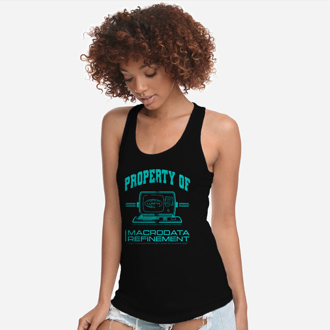Property Of MDR-Womens-Racerback-Tank-drbutler