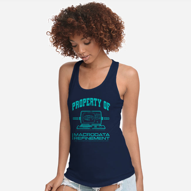 Property Of MDR-Womens-Racerback-Tank-drbutler