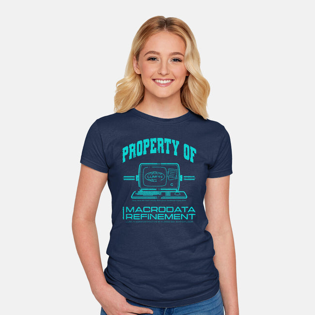 Property Of MDR-Womens-Fitted-Tee-drbutler
