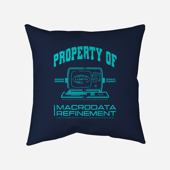Property Of MDR-None-Removable Cover w Insert-Throw Pillow-drbutler