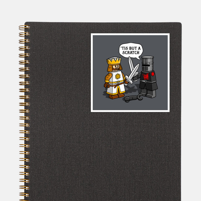 Tis But A Block Scratch-None-Glossy-Sticker-drbutler
