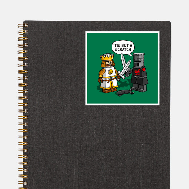 Tis But A Block Scratch-None-Glossy-Sticker-drbutler