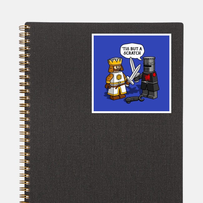 Tis But A Block Scratch-None-Glossy-Sticker-drbutler