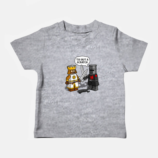 Tis But A Block Scratch-Baby-Basic-Tee-drbutler