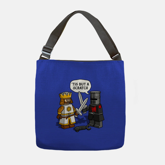 Tis But A Block Scratch-None-Adjustable Tote-Bag-drbutler