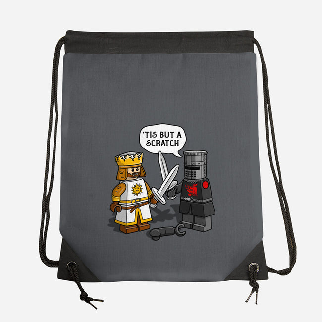 Tis But A Block Scratch-None-Drawstring-Bag-drbutler