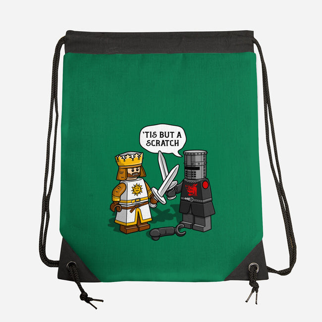 Tis But A Block Scratch-None-Drawstring-Bag-drbutler
