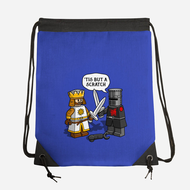 Tis But A Block Scratch-None-Drawstring-Bag-drbutler