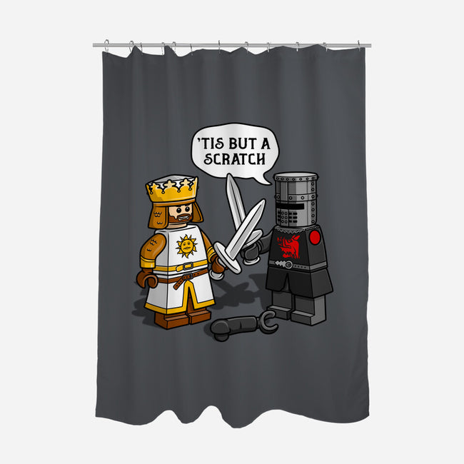 Tis But A Block Scratch-None-Polyester-Shower Curtain-drbutler