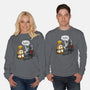 Tis But A Block Scratch-Unisex-Crew Neck-Sweatshirt-drbutler