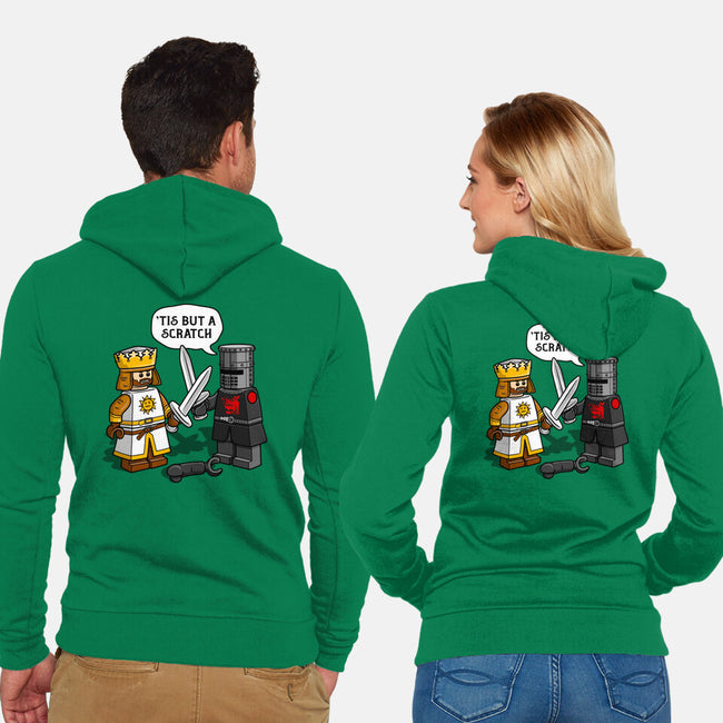 Tis But A Block Scratch-Unisex-Zip-Up-Sweatshirt-drbutler