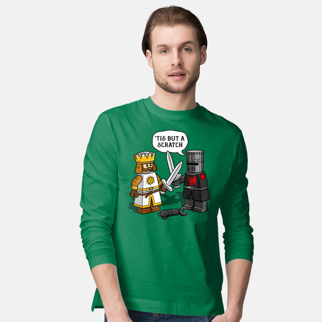 Tis But A Block Scratch-Mens-Long Sleeved-Tee-drbutler