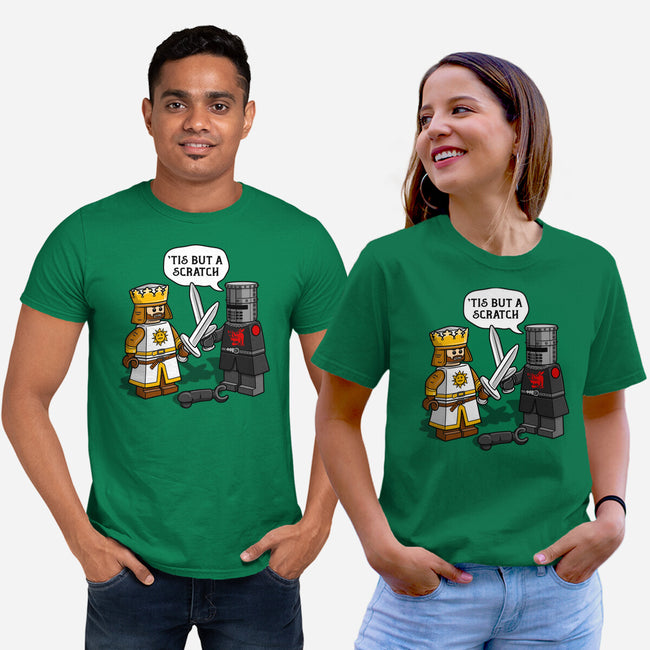Tis But A Block Scratch-Unisex-Basic-Tee-drbutler