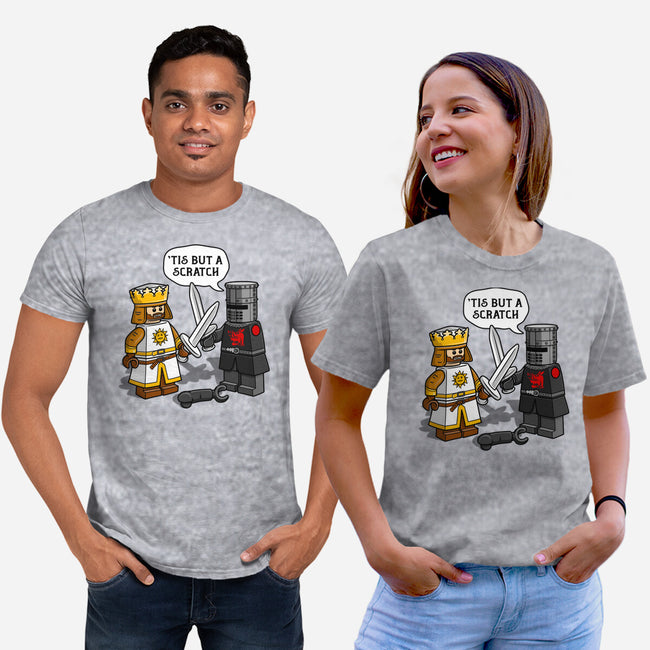 Tis But A Block Scratch-Unisex-Basic-Tee-drbutler