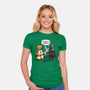 Tis But A Block Scratch-Womens-Fitted-Tee-drbutler