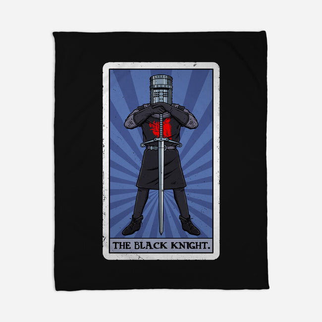 The Black Knight Tarot-None-Fleece-Blanket-drbutler