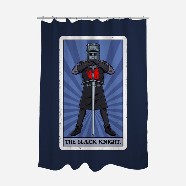 The Black Knight Tarot-None-Polyester-Shower Curtain-drbutler