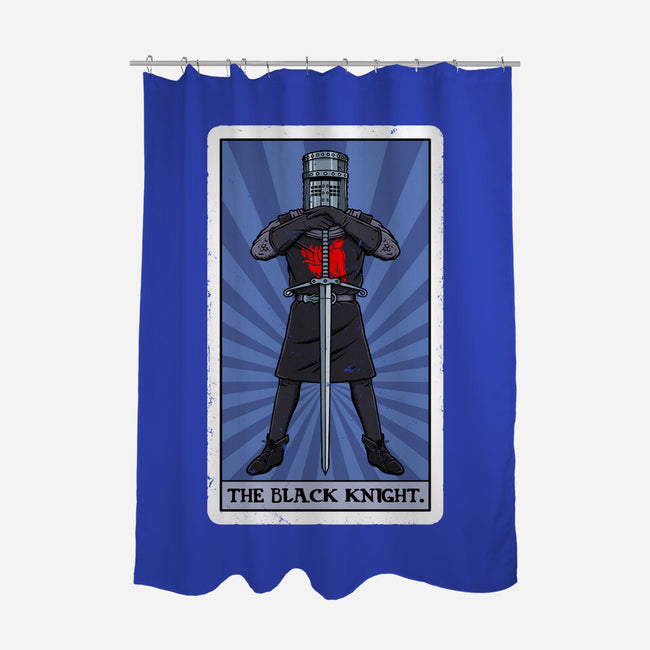 The Black Knight Tarot-None-Polyester-Shower Curtain-drbutler