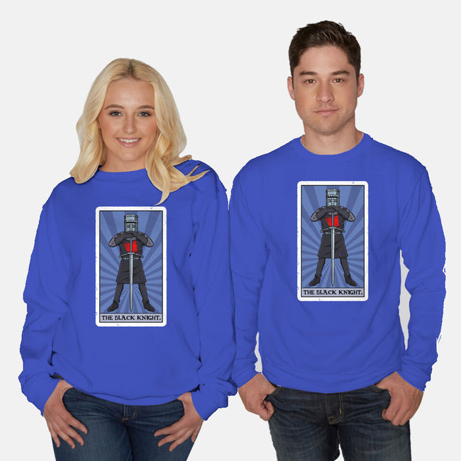 The Black Knight Tarot-Unisex-Crew Neck-Sweatshirt-drbutler
