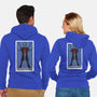 The Black Knight Tarot-Unisex-Zip-Up-Sweatshirt-drbutler